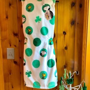 Berkshire VelvetLoft Snoopy St. Patrick’s Day Throw